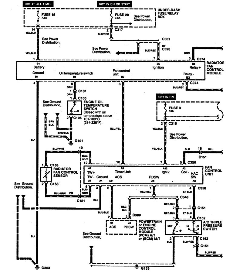 Acura Legend  1994  - Wiring Diagrams