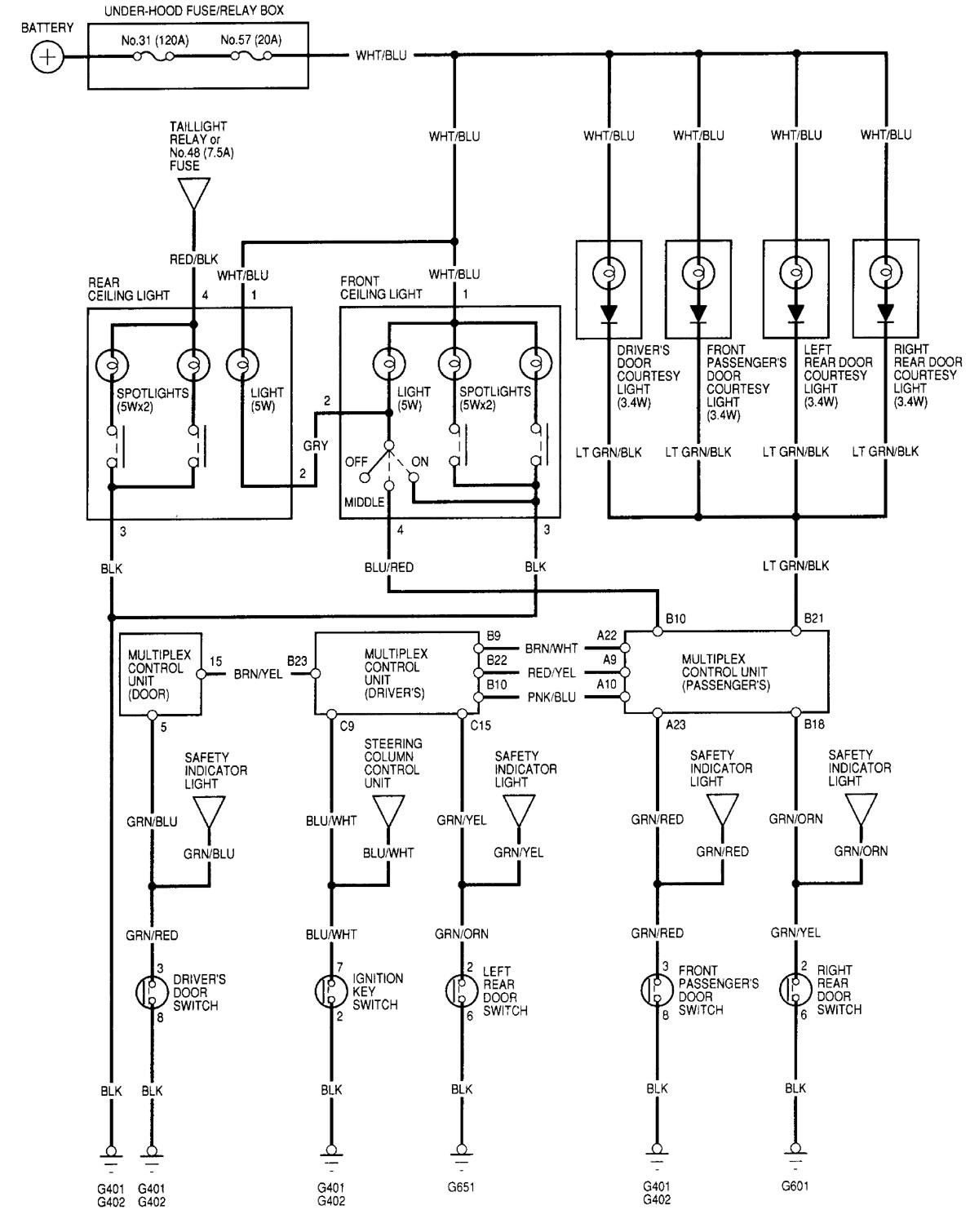 2001 Acura Rl Wiring Diagrams
