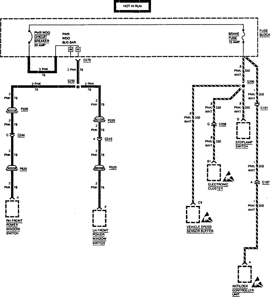 Chevrolet Astro (1994) - wiring diagrams - fuse box - CARKNOWLEDGE