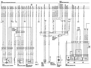Mercedes-Benz 300SL - wiring diagram - brake controls (part 1)