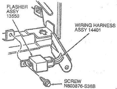 Ford Taurus (1985 – 1995) – fuse box diagram - CARKNOWLEDGE