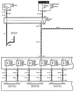 Acura Integra - wiring diagram - brake controls (part 3)