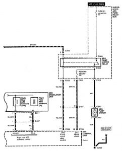 Acura Integra - wiring diagram - brake controls (part 4)