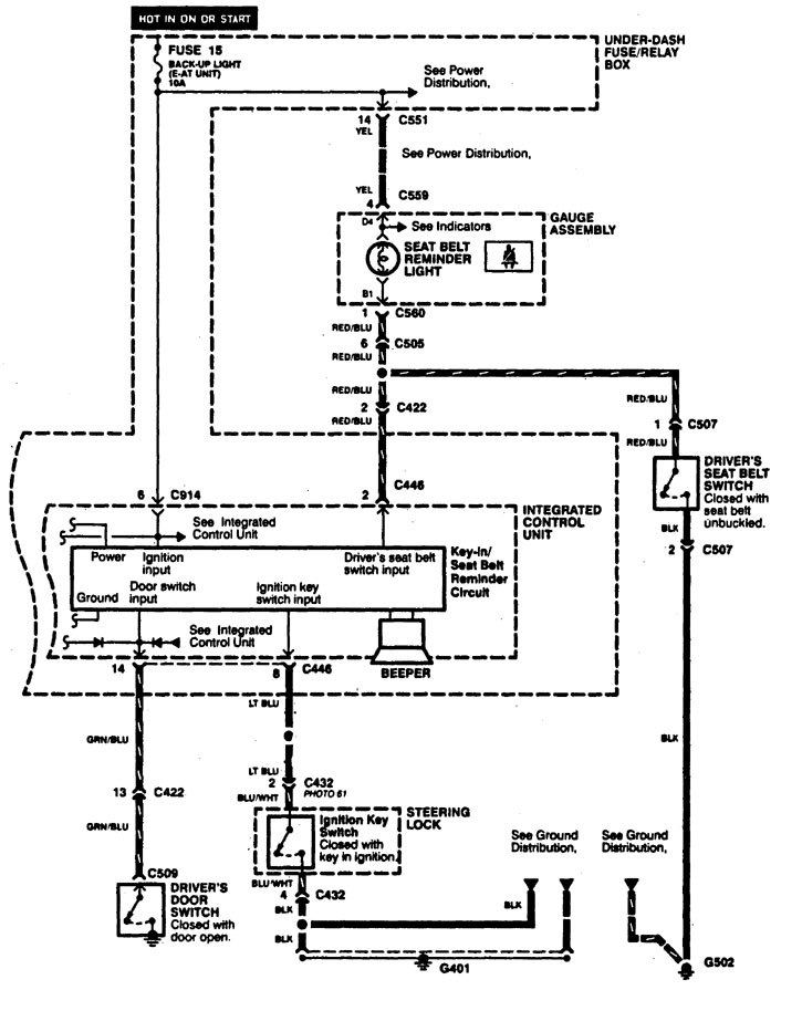Acura Integra  1997  - Wiring Diagrams