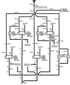 Acura Integra -wiring diagram - license plate lamp