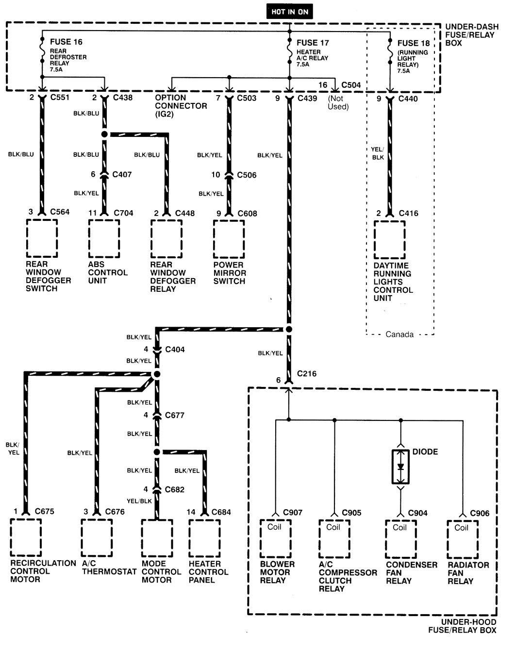 Acura Integra Instrument Cluster Wiring Diagram - Fuse & Wiring Diagram