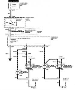Acura Integra - wiring diagram - tail -lamp