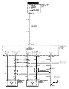 Acura Integra - wiring diagram - transmission controls (part 2)