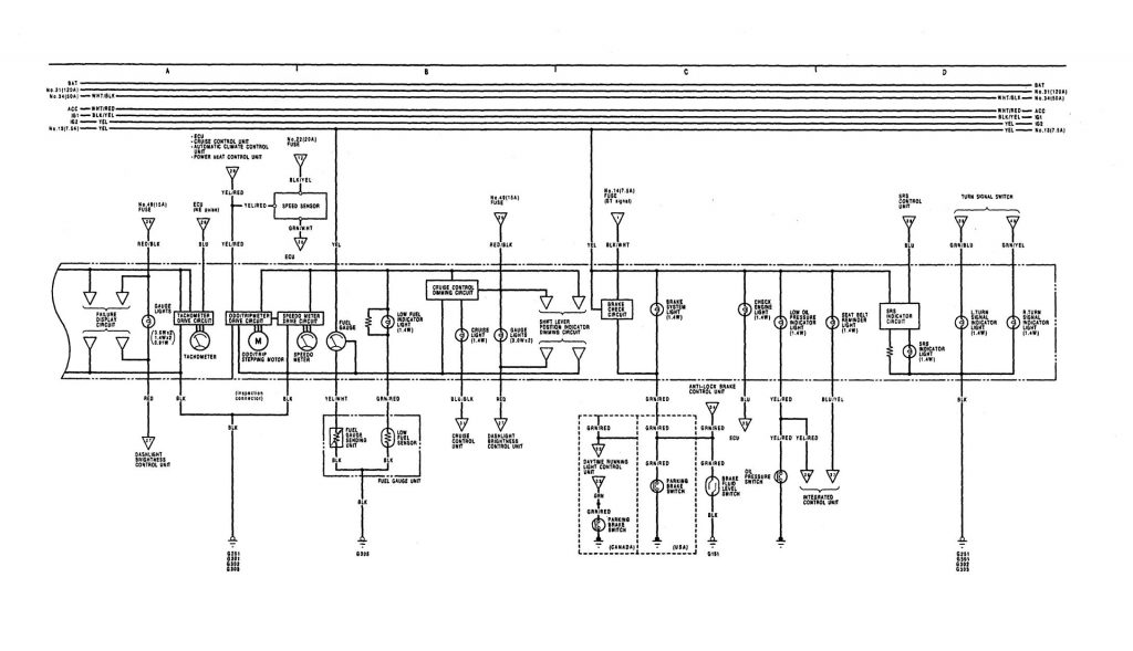 Acura Legend (1991) - wiring diagrams - cooling fans - Carknowledge.info