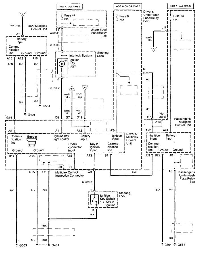 Acura Tl  1998 - 1999  - Wiring Diagrams