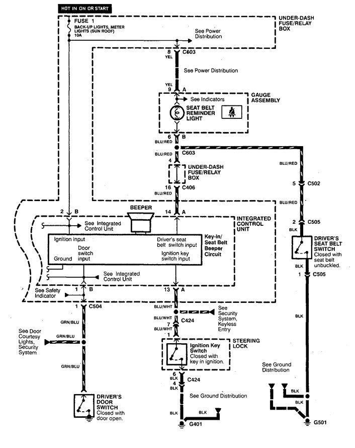Acura Tl  1998  - Wiring Diagrams