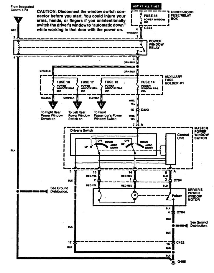 Acura Tl  1997  - Wiring Diagrams