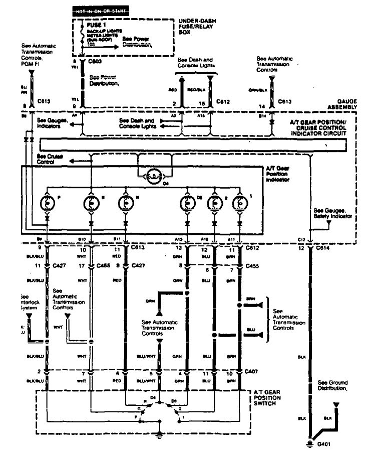 Acura Tl  1995  - Wiring Diagrams