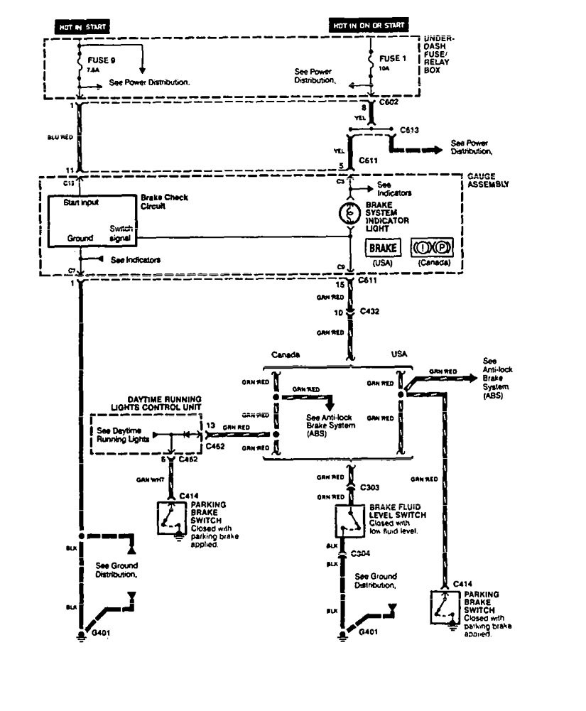 Acura Vigor  1994  - Wiring Diagrams