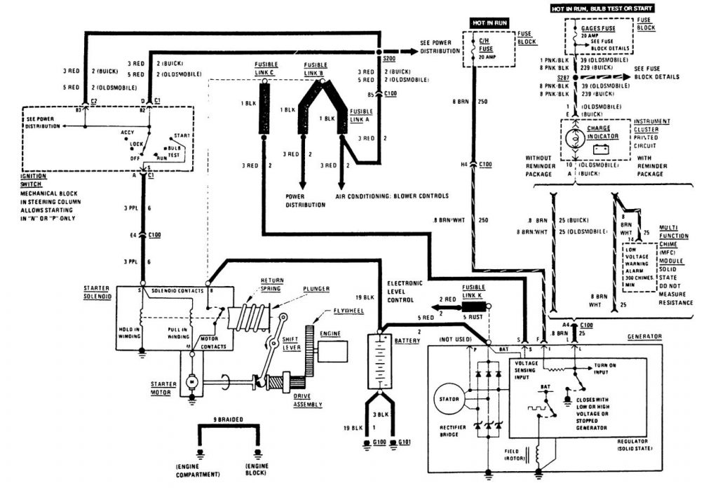 Buick Century (1989) – wiring diagrams – starting - Carknowledge.info