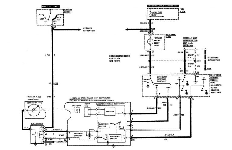 Buick Century (1986) – wiring diagrams – fuel controls - Carknowledge.info
