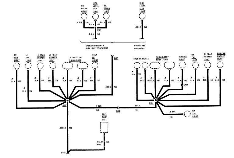 Buick Century (1986) - wiring diagrams - ground distribution