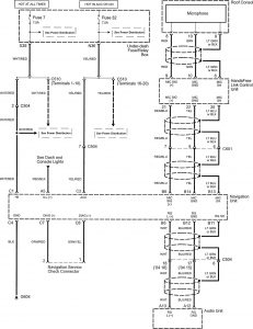 Acura TL - wiring diagram - audio (part 1)