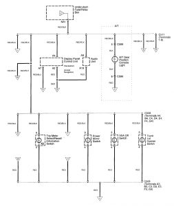 Acura TL - wiring diagram - console lamp (part 4)