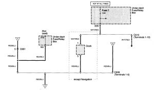 Acura TL - wiring diagram - console lamp (part 5)
