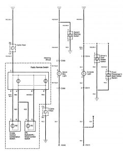 Acura TL - wiring diagram - console lamp (part 6)