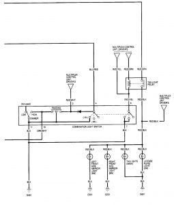 Acura TL - wiring diagram - exterior lamp (part 2)