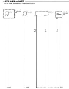 Acura TL - wiring diagram - ground distribution (part 7)