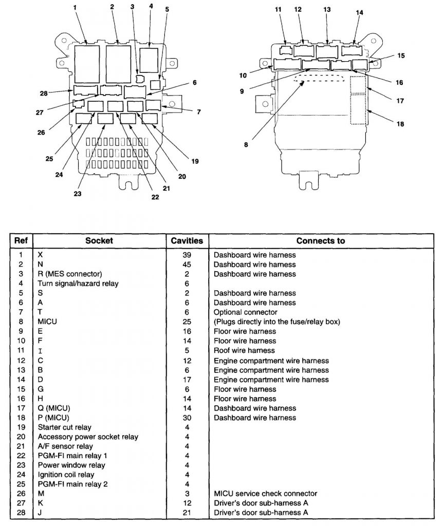 Acura TL (2004) wiring diagrams interior Carknowledge.info