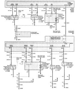 Acura TL l -wiring diagram - keyless entry (part 2)