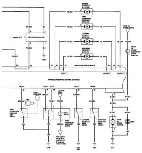 Acura TL - wiring diagram - keyless -entry (part 2)
