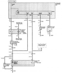 Acura TL l -wiring diagram - keyless entry (part 4)