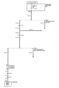 Acura TL - wiring diagram - lock up control