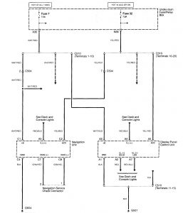 Acura TL - wiring diagram - navigation system (part 1)