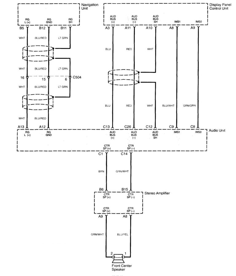 Acura TL (2006) - wiring diagram - navigation system - Carknowledge.info