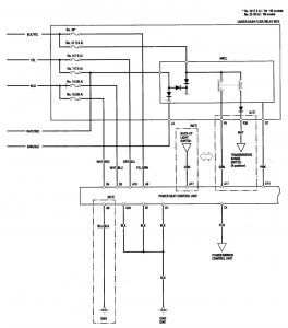 Acura TL - wiring diagram - power seats (part 2)