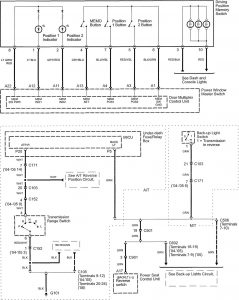 Acura TL - wiring diagram - power seats (part 2)