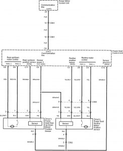 Acura TL - wiring diagram - power seats (part 4)