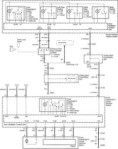 Acura TL -wiring diagram - power windows (part 2)