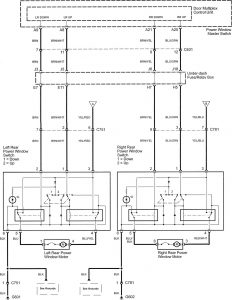 Acura TL -wiring diagram - power windows (part 3)