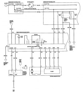 Acura TL -wiring diagram - power windows (part 1)