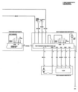 Acura TL -wiring diagram - power windows (part 3)