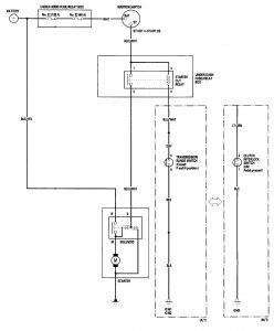 Acura TL - wiring diagram - starting