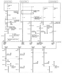 Acura TL - wiring diagram - transmission controls (part 1)