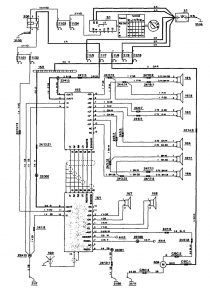 Volvo 850 - wiring diagram - audio (part 1)