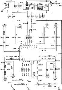 Volvo 850 - wiring diagram - audio (part 2)
