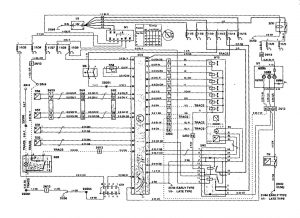 Volvo 850 - wiring diagram - brake controls (part 1)