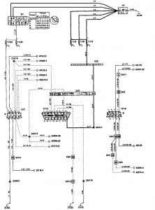 Volvo 850 - wiring diagram - computer data lines