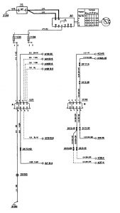 Volvo 850 - wiring diagram - driver information center/message center (part 1)