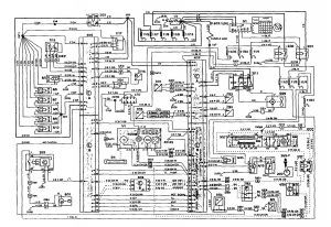 Volvo 850 - wiring diagram - fuel control (part 1)