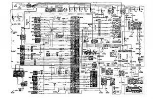 Volvo 850 - wiring diagram - fuel control (part 2)